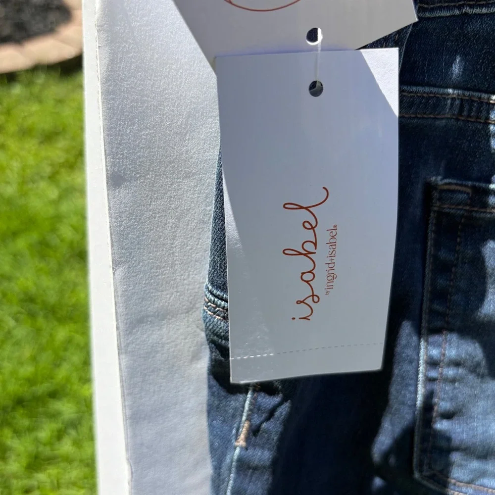 Isabel Maternity by Ingrid & Isabel Skinny Jeans Dark Wash Side Panel 16/33R 29